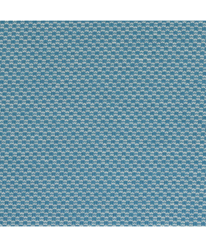 Jacquard Jersey "Leroy" blau