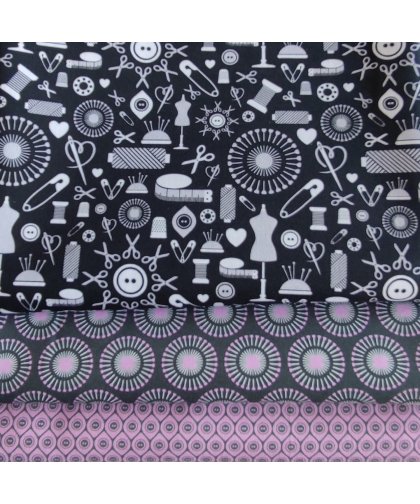 Stoffpaket Baumwolle "Sew Love" by lycklig design