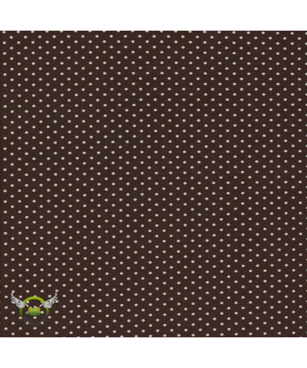 0,1m Jersey "Jerseydots" Dunkelbraun