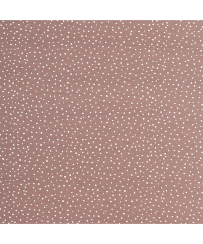 0,1m  Jersey "Snowflakes" by Lila-Lotta hellbraun