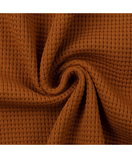 Waffelstrick "Oslo" kupfer