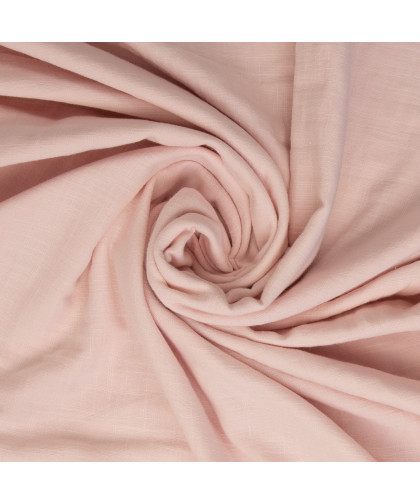 0,1m Double Slub Musselin "Sorea" - peach (420)