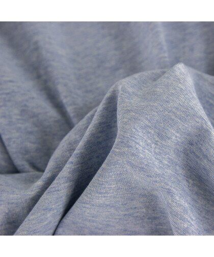 0,1m Jersey Melange "Jaro" hellblau (1252)