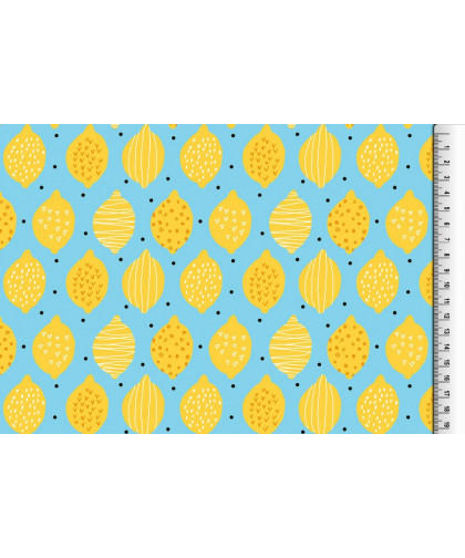 Canvas Druck mit PVC-Coating "Zitronen"