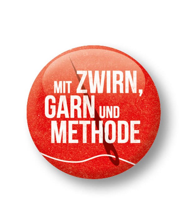 Button - Mit Zwirn, Garn und Methode