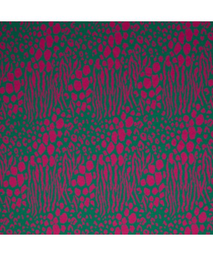 Jacquard-Jersey "Mira" pink-grün
