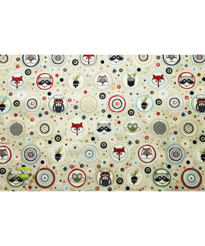 PW Baumwolle "Timberland Critters" by Adornit