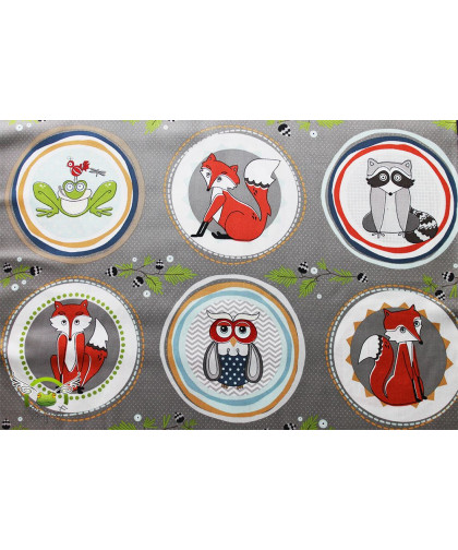 PW Baumwolle "Timberland Critters" by Adornit