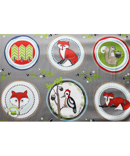 PW Baumwolle "Timberland Critters" by Adornit