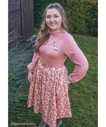 0,1m Baumwoll - Jersey "Vanessa" HW 22/23 - rosa (434)