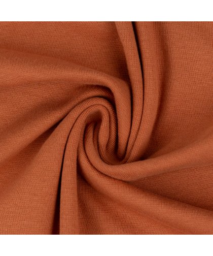 Feinstrick-Bündchen "Heike" terracotta