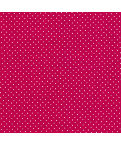 0,1m Baumwolle "Judith" 2mm Punkte Pink 100934