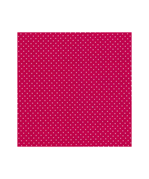 0,1m Baumwolle "Judith" 2mm Punkte Pink 100934