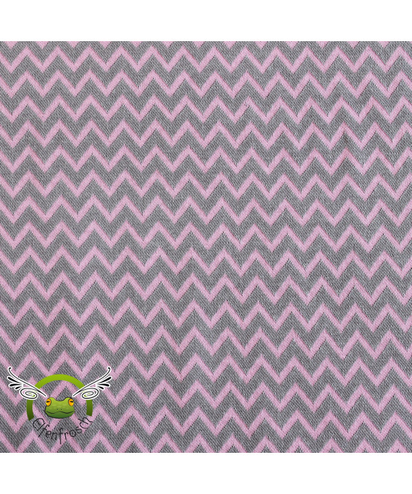 0,1m Jacquard-Bündchen "Karla" Chevron