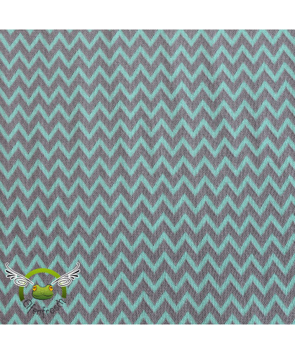 0,1m Jacquard-Bündchen "Karla" Chevron