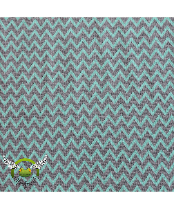 0,1m Jacquard-Bündchen "Karla" Chevron