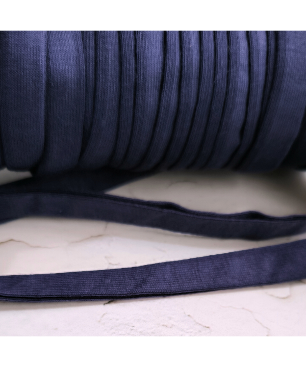 1m Jersey Schrägband dunkelblau