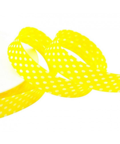 1m Schrägband Punkte 20mm - versch. Farben