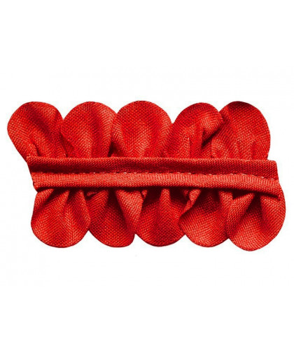 Blumenband Uni rot
