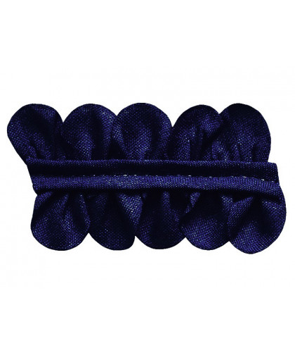 Blumenband Uni dunkelblau