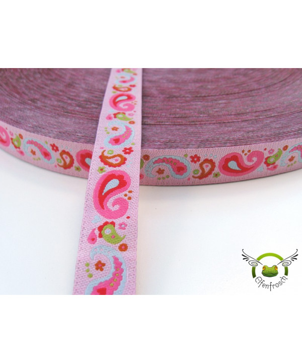 Webband "Paisley" rosa, luzia pimpinella