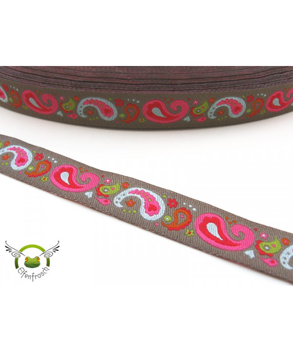 Webband "Paisley" milchkaffee, luzia pimpinella