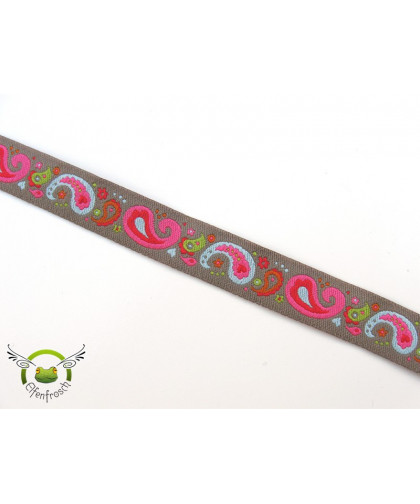 Webband "Paisley" milchkaffee, luzia pimpinella