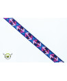 Webband "Eden" Leafy Canopy blau-pink, Hamburger Liebe