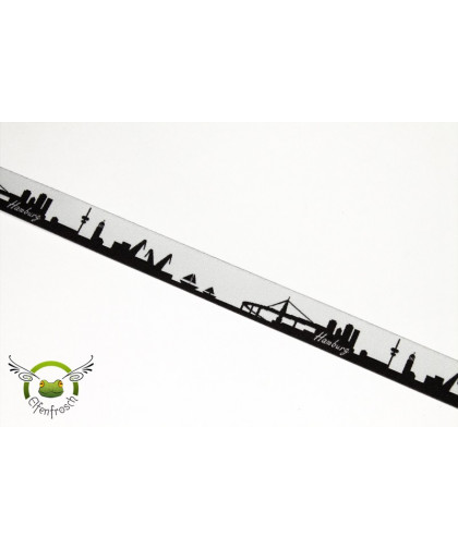 Webband "Meine Heimat - Hamburg", Händisch-Design