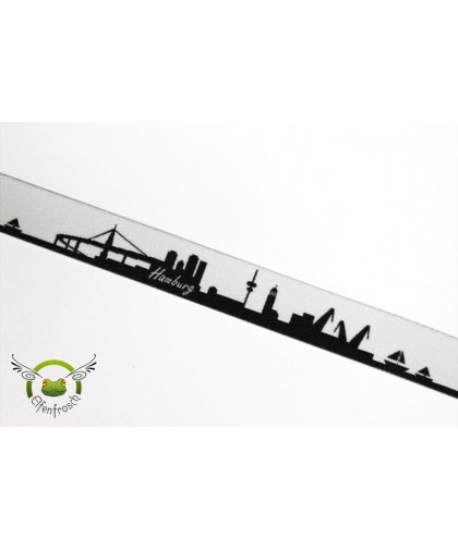 Webband "Meine Heimat - Hamburg", Händisch-Design