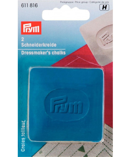 PRYM Schneiderkreide, blau/gelb