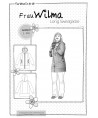 Long Sweatjacke "Frau Wilma" Papierschnittmuster