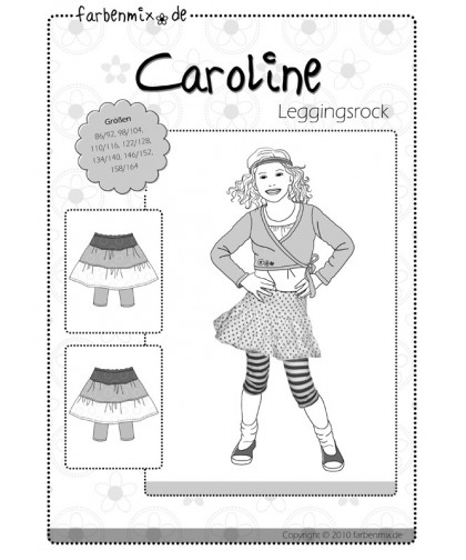 Leggingsrock  "Caroline", Papierschnittmuster
