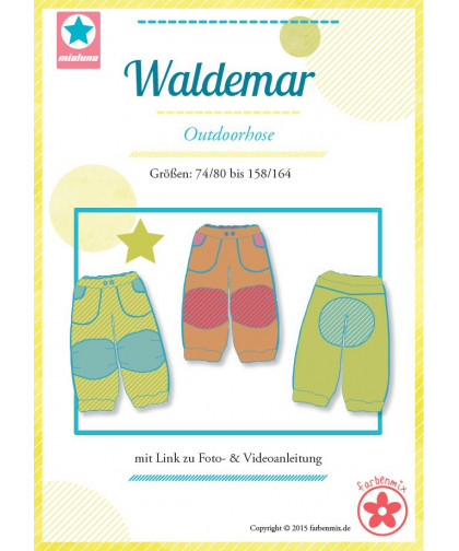 Outdoorhose "Waldemar", Papierschnittmuster