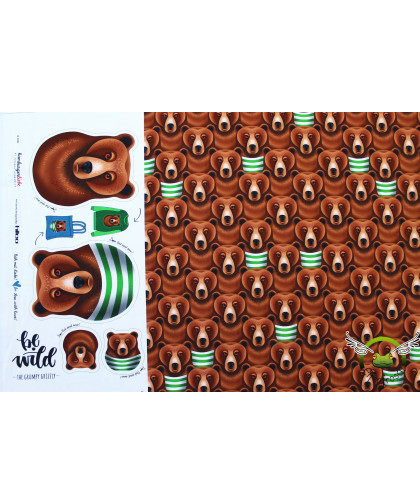 1 Rapport  Jersey "Be wild" Grumpy Grizzly