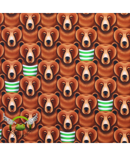 1 Rapport  Jersey "Be wild" Grumpy Grizzly