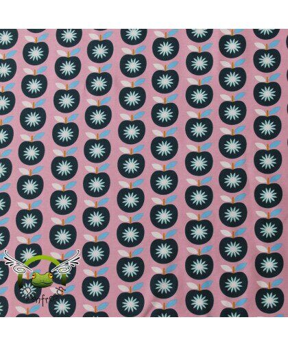 0,1m Jersey "Äpfel" pastell