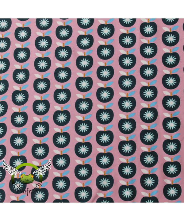 0,1m Jersey "Äpfel" pastell