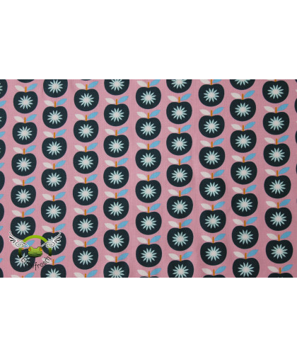 0,1m Jersey "Äpfel" pastell