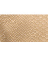 Kunstleder / Caiman Zuschnitt beige