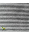 0,1m Regenjackenstoff / Beschichteter Jersey "Stripe" grau