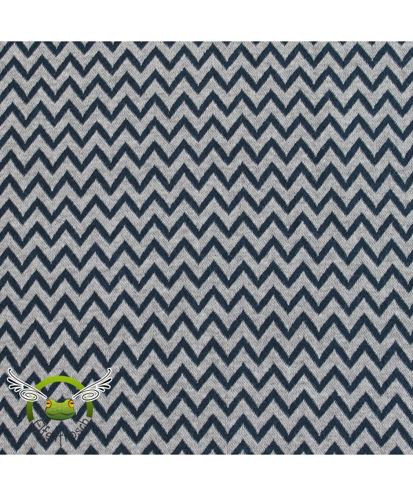 0,1m Jacquard-Bündchen "Karla" Chevron