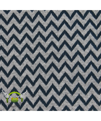 0,1m Jacquard-Bündchen "Karla" Chevron