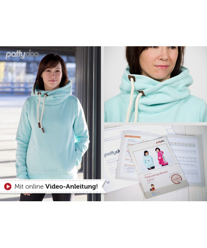Kapuzenpullover "Lynn" Hoodie by pattydoo, Papierschnittmuster