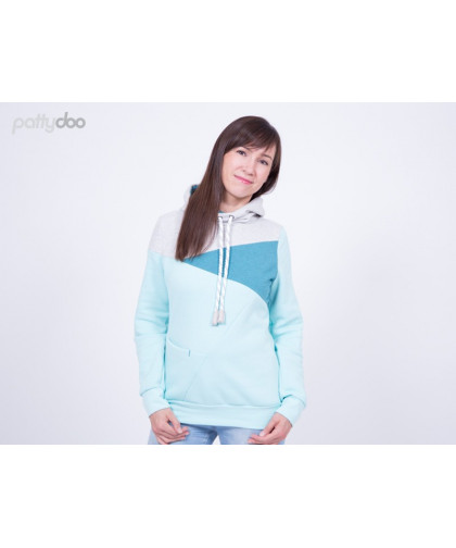 Kapuzenpullover "Nelly" Hoodie by pattydoo, Papierschnittmuster