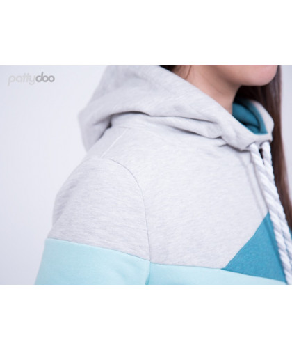 Kapuzenpullover "Nelly" Hoodie by pattydoo, Papierschnittmuster