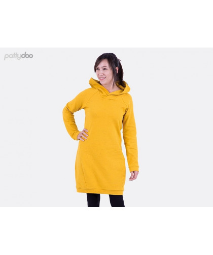 Kleid "Ronja" Sweatkleid by pattydoo, Papierschnittmuster