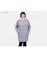 Kleid "Ronja" Sweatkleid by pattydoo, Papierschnittmuster