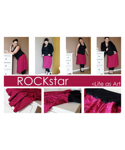 Rock "ROCK.star" Gr. XS-XXXL  by leni pepunkt, Papierschnittmuster