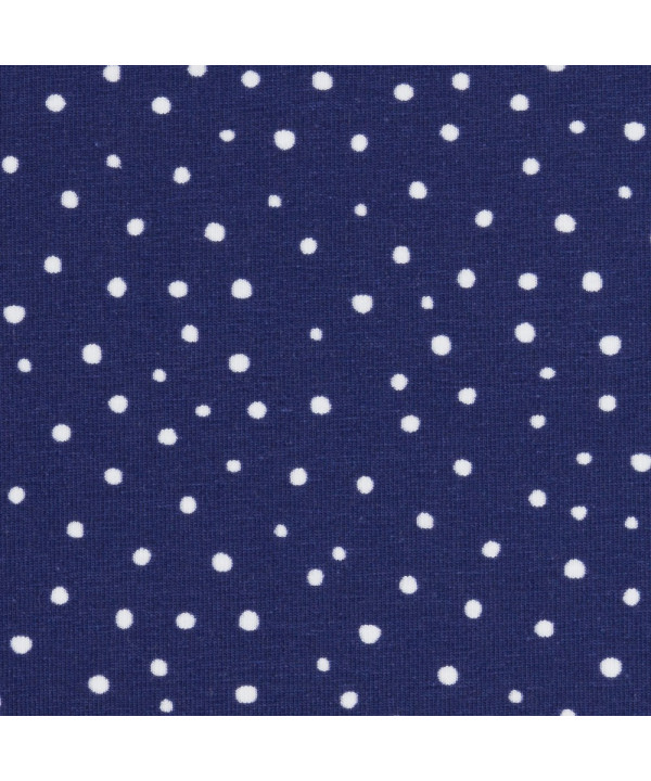 0,1m  Jersey "Snowflakes" by Lila-Lotta dunkelblau